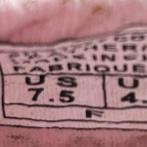 SKECHERS Pink Mary Jane Strappy Flat Shoes! Leather & Textile. Size 7.5 - Picture 5 of 5